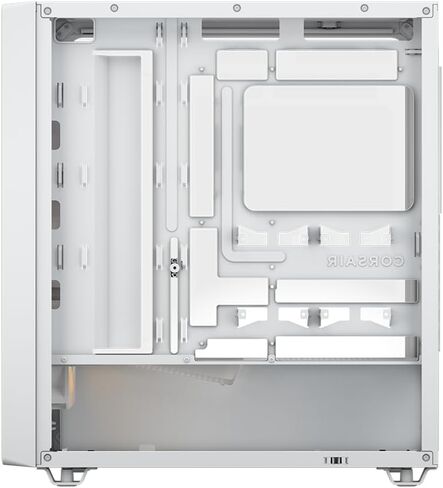 Corsair Case Power Supply Combo - 3200D RS ARGB, White mid-Tower Computer Case Bundle with RM1000e Fully Modular Low-Noise ATX Power Supply in Saudi Arabia