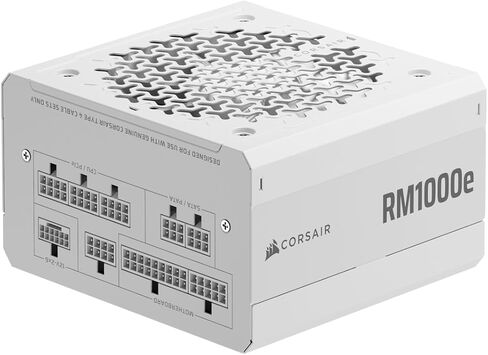 Corsair Case Power Supply Combo - 3200D RS ARGB, White mid-Tower Computer Case Bundle with RM1000e Fully Modular Low-Noise ATX Power Supply in Saudi Arabia