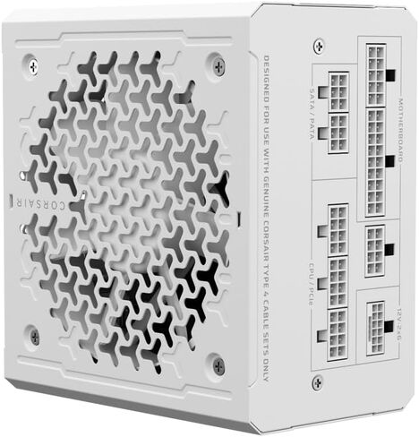 Corsair Case Power Supply Combo - 3200D RS ARGB, White mid-Tower Computer Case Bundle with RM1000e Fully Modular Low-Noise ATX Power Supply in Saudi Arabia