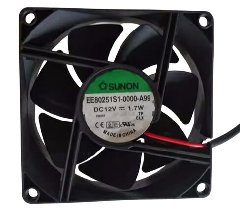 EE80251S1-0000-A99 12V 1.7W 8025 Cooling Fan,80X80X25MM2-Wire in Saudi Arabia