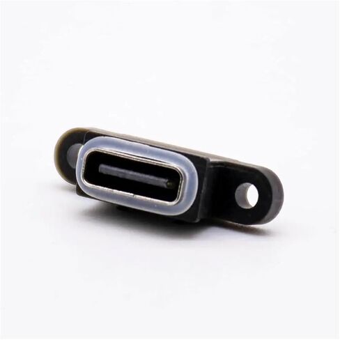USB Connector 6Pin SMT Type C Female Socket with Seal Ring & Mounting Holes in Saudi Arabia