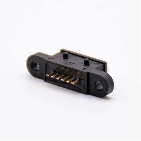 USB Connector 6Pin SMT Type C Female Socket with Seal Ring & Mounting Holes in Saudi Arabia