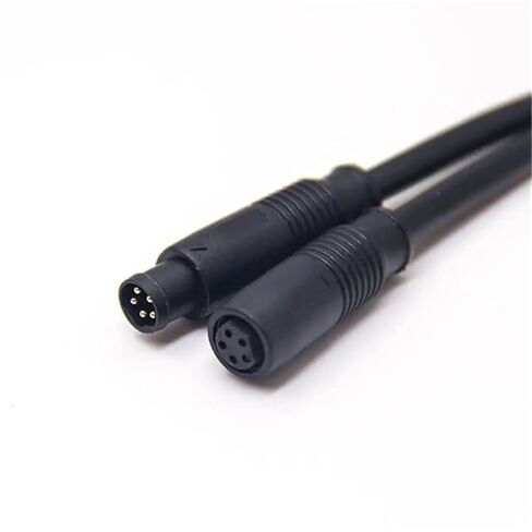 M8 5 Pin B Coded Male to Female Straight Cable Connector in Saudi Arabia