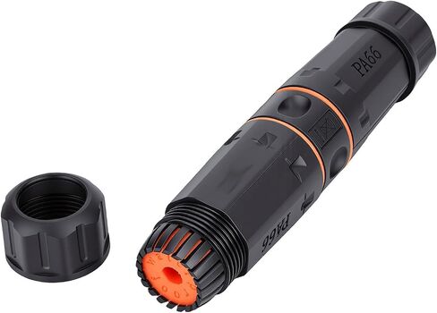 IP68 RJ45 Coupler Female to Female, Shielded Inline Adapter for Outdoor CCTV Industrial Use, Weatherproof Ethernet Connector, ToolFree Installation in Saudi Arabia