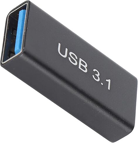 Acouto TypeC Female Adapter HighSpeed USB3.1 A Female Adapter for Data Transfer, Compact and Durable Aluminum Alloy, 1 X in Saudi Arabia