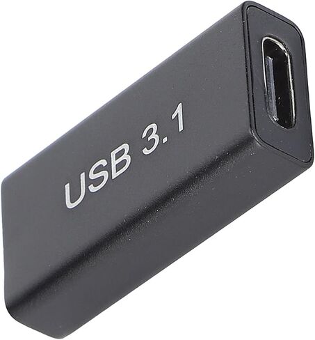 Acouto TypeC Female Adapter HighSpeed USB3.1 A Female Adapter for Data Transfer, Compact and Durable Aluminum Alloy, 1 X in Saudi Arabia