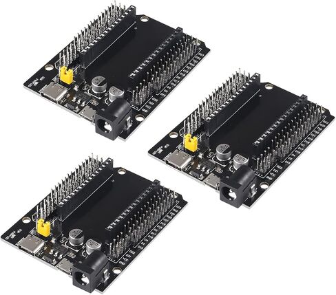 AITRIP 3PCS Breakout Board with USB Type-C Micro USB for ESP32 Development Board 30Pins (Expansion Board 3PCS in Saudi Arabia