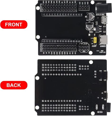 AITRIP 3PCS Breakout Board with USB Type-C Micro USB for ESP32 Development Board 30Pins (Expansion Board 3PCS in Saudi Arabia