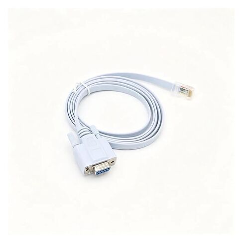 RJ45 Male to DB9 RS232 Female Console Rollover Cord Serial Port Adapter Cord for Network Router Switch Firewall Equipment in Saudi Arabia
