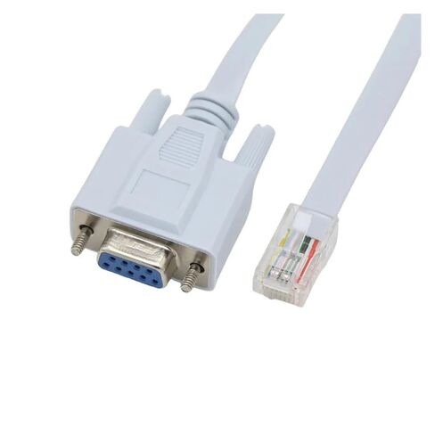 RJ45 Male to DB9 RS232 Female Console Rollover Cord Serial Port Adapter Cord for Network Router Switch Firewall Equipment in Saudi Arabia