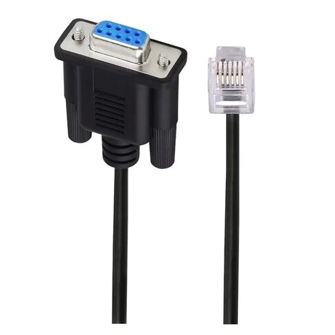 RS232 DB9 Pin Female to RJ11 RJ12 6P6C LAN Serial Console Connection Cord 1.8m in Saudi Arabia