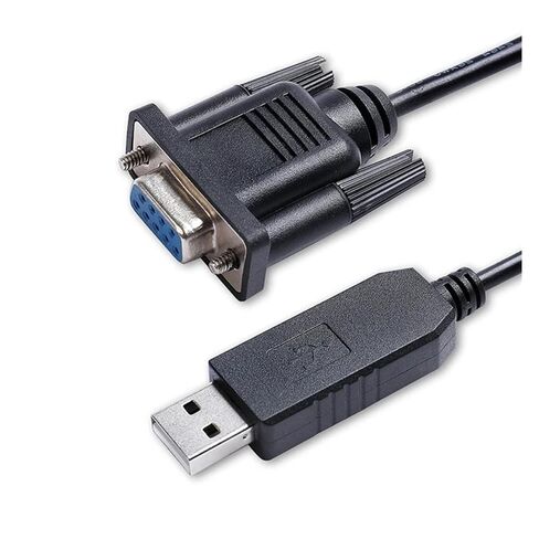 Labs CP2102 USB to RS232 Serial Adapter Cord – DB9 Female Null Modem & Standard Pinout for POS, Printer, Industrial PC(Standard PC Pinout) in Saudi Arabia