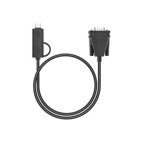 High Speed Baud Rate 300bps-115200bps TY>pe A and USB C to DB9 RS232 Serial Adapter Cord 1.5m in Saudi Arabia