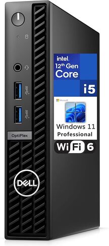 Dell OptiPlex 7000 7010 MFF 1.2L Micro Form Factor Business Desktop Computer, Intel Hexa-Core i5-12500T (Beat i7-11700T), 16GB DDR4 RAM, 1TB PCIe SSD, WiFi 6, Bluetooth, Windows 11 Pro (Renewed) in Saudi Arabia