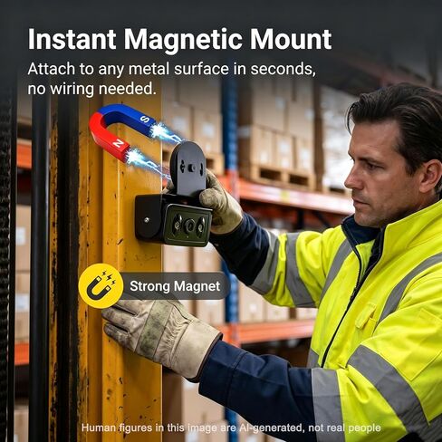 YEOIZO Magnetic Wireless Forklift Camera with 5'' HD Monitor in Saudi Arabia