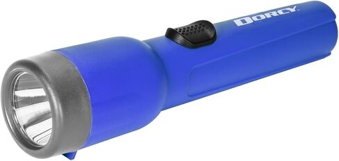 Dorcy 25-Lumen 2AA LED Deluxe Flashlight with 10-Hour Run Time and 50-Meter Beam Distance, Assorted Colors (41-2461) in Saudi Arabia