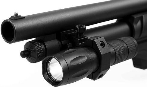 Trinity 1000 Lumen Flashlight with Barrel Rail Mount Compatible with Maverick 88 Pump – Aluminum Weapon Light for Hunting Night Shooting in Saudi Arabia