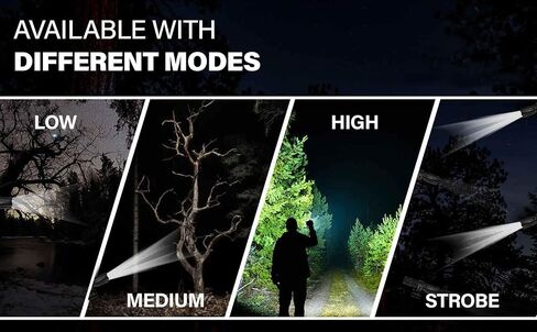 Trinity 1000 Lumen Flashlight with Barrel Rail Mount Compatible with Maverick 88 Pump – Aluminum Weapon Light for Hunting Night Shooting in Saudi Arabia