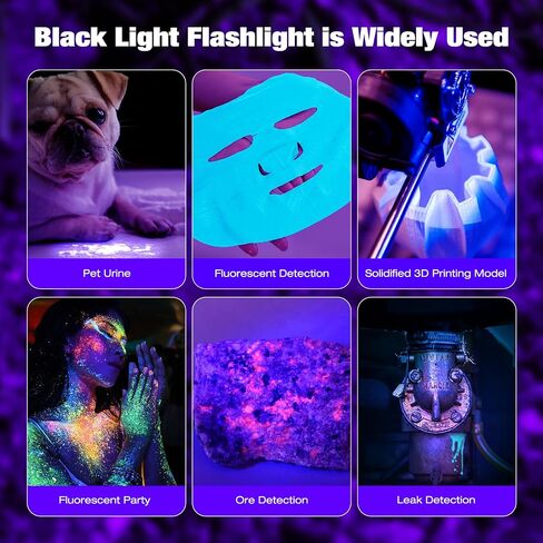 ULTRAFIRE Rechargeable 365nm UV Flashlight for Resin Curing UV Light in Saudi Arabia