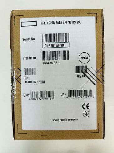Compatible for 875478-B21 875867-001 1.92TB SATA 6G 2.5" SFF MU SC G9 Gen10 Server SSD in Saudi Arabia