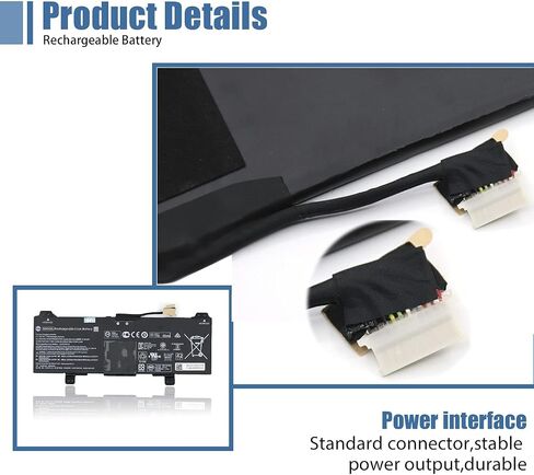 بطارية GM02XL 917679-541 917725-855 لجهاز HP Chromebook 14 G5 G6 Chromebook X360 11 G1 G2 G3 Chromebook 11A G6 G7 G8 EE بطارية الكمبيوتر المحمول 917679-271 HSTNN-DB7X HSTNN-UB7M 7.7V 47.3Wh 6150mAh in Kuwait