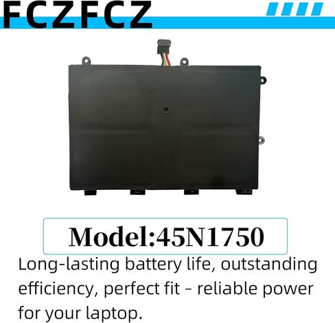 بطارية 45N1750 34Wh 4600mAh بديلة لجهاز Lenovo ThinkPad 11e 20DA 20E6 20E8 20ED 20EE / Chromebook 20DB 20DU / Yoga 11e 20E5 20E7 20D9 Series 45N1751 45N1748 45N1749 7.4V 4-خلية in Kuwait