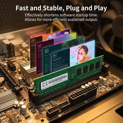 Desktop 4G Memory Module DDR3 Fully Compatible with Desktop Computer Memory Modules, Frequency 1600MHz in Saudi Arabia