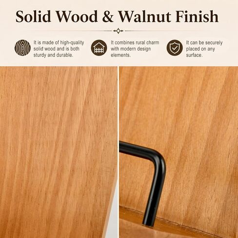 Cookbook Stand for Kitchen Counter, Adjustable Recipe Book Holder, Wood Stand Easily Keeps Cook or Recipe Books Open for Convenient Cooking, Fits Your Tablet and Kitchen Decor in Saudi Arabia
