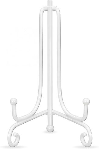 Artliving 2 Pack حامل لوحة حديد مقاس 8 بوصات - حامل صور لعرض الحامل الأبيض لإطارات الصور وكتب الطبخ وألواح الديكور والأجهزة اللوحية والفن in Kuwait