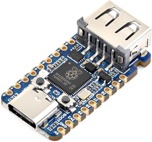 waveshare RP2350A USB Mini Development Board Based on RP2350A Dual-core & Dual-Architecture Microcontroller,Onboard USB Ports in Saudi Arabia