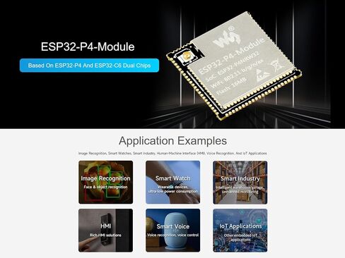 ESP32-P4-Module High-Performance Development Board, Based on ESP32-P4 Chip with RISC-V Dual-core and Single-core Processors, Integrated ESP32-C6 Chip, Supports 2.4GHz Wi-Fi and Bluetooth 5.3 in Saudi Arabia