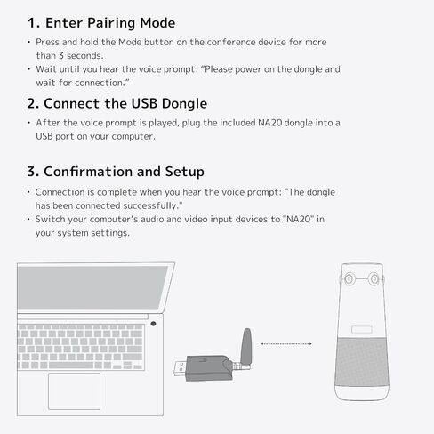 NEARITY 360 Alien Lite 4K Video Conference Camera with NA20 WiFi Adapter in Saudi Arabia