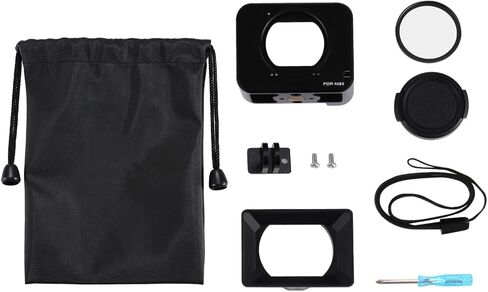 Metal Camera Protective Cage Housing UV Lens Filter with Cap Kit For RX0 II in Saudi Arabia
