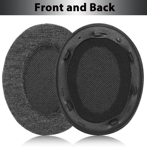 Adhiper Velour Replacement Ear Pads for Sony WH-XB910N - Black in Saudi Arabia