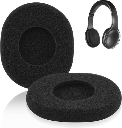 H800 Ear Pads Compatible with Logitech H800 Wireless Headphones, Ear Pads Cushions with High-Density Foam, Black in Saudi Arabia
