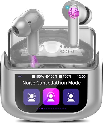 Wireless Earbuds, AI Translation Earbuds Real Time Touch Screen in Saudi Arabia