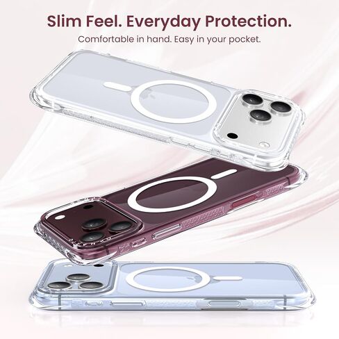 ORNARTO for iPhone 18 Pro Max Case, for iPhone 17 Pro Max Case,Clear in Saudi Arabia