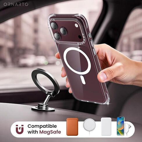 ORNARTO for iPhone 18 Pro Max Case, for iPhone 17 Pro Max Case,Clear in Saudi Arabia