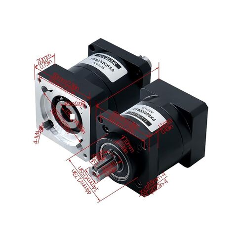 Speed Reducer Planetary PX60 Ratio 4/6/10/16/24/36/64/96/144/216 Max 40N.m Suit for Nema24 60 Stepper Motor Gearbox(10) in Saudi Arabia