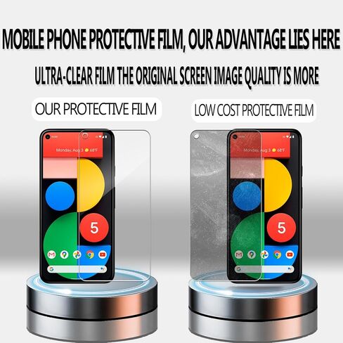 Tempered Glass Film For Google Pixel 5 Screen Protector 2-Pack in Saudi Arabia