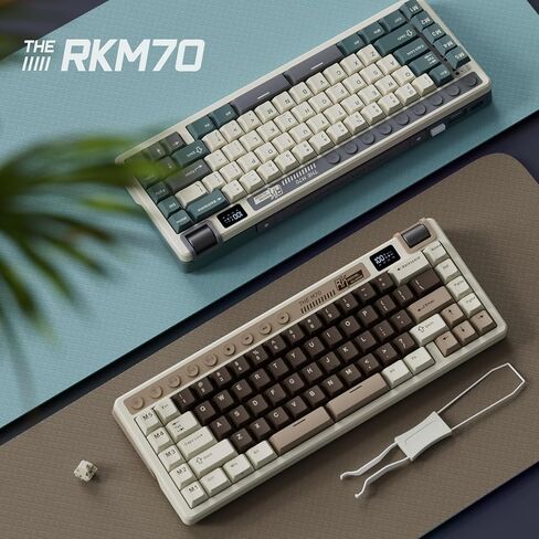 RK ROYAL KLUDGE M70 Wireless Mechanical Keyboard with Display/Macro Keys in Saudi Arabia