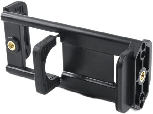 Foto&Tech Universal Smartphone and Tablet Tripod Adapter Compatible with Android and iOS, Anti-Slip Clamp Back-to-Back Holder Adapter with 1/4-20 Standard Screw for Smartphones and Tablets in Saudi Arabia