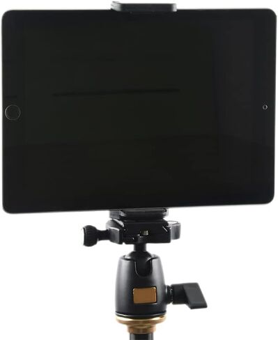 Foto&Tech Universal Smartphone and Tablet Tripod Adapter Compatible with Android and iOS, Anti-Slip Clamp Back-to-Back Holder Adapter with 1/4-20 Standard Screw for Smartphones and Tablets in Saudi Arabia