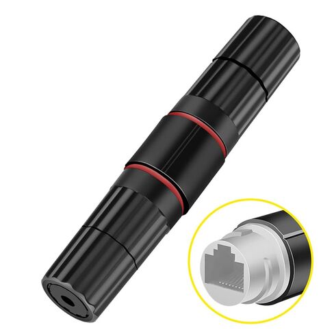 Female to Female RJ45 Connector IP67 Ethernet Cable Connector Double Head Outdoor LAN Coupler Adapter Cable to in Saudi Arabia