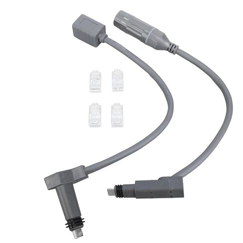Schimer SPX Adapter Plug to RJ45 Waterproof Extension Cable 2 Pieces for Gen 2 Parabolic Antenna and Router 1200 Mbps in Saudi Arabia
