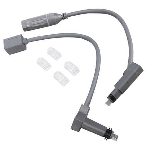 Schimer SPX Adapter Plug to RJ45 Waterproof Extension Cable 2 Pieces for Gen 2 Parabolic Antenna and Router 1200 Mbps in Saudi Arabia