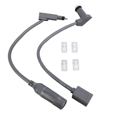 Schimer SPX Adapter Plug to RJ45 Waterproof Extension Cable 2 Pieces for Gen 2 Parabolic Antenna and Router 1200 Mbps in Saudi Arabia