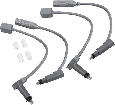 Schimer SPX Plug to RJ45 High Speed 1200Mbps Adapter Cable for Use in Saudi Arabia