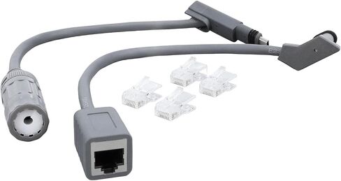 Schimer SPX Plug to RJ45 High Speed 1200Mbps Adapter Cable for Use in Saudi Arabia