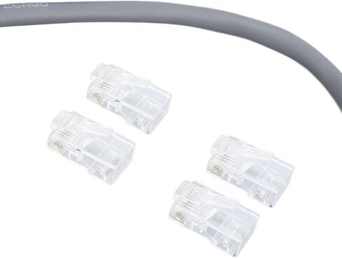 Schimer SPX Plug to RJ45 High Speed 1200Mbps Adapter Cable for Use in Saudi Arabia